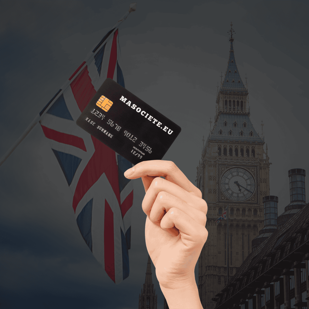 Illustration sur l'obtention de moyens de paiement internationaux avec une société LTD au Royaume-Uni